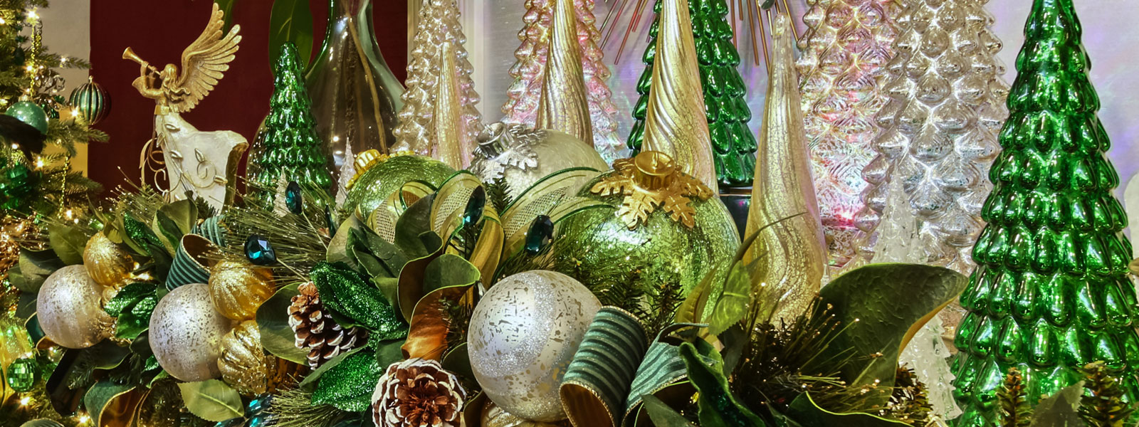 Glass Christmas Trees